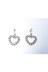 ERH0043 - Gold Heart Drop,  Earring