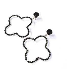 ERH0044 - Gold Black,  Earring