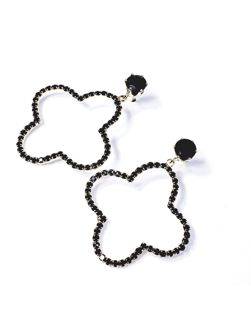 ERH0044 - Gold Black,  Earring