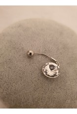 BLA0001-Silver Belly Ring