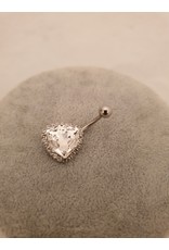 BLA0017-Silver Belly Ring