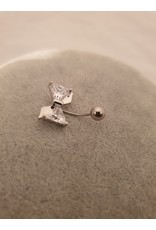 BLA0007-Silver Belly Ring