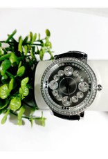 WTA0035 - Black and silver watch