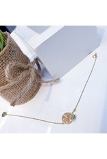ANG0011 -  Gold Sterling Silver Anklet