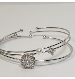 BGH0009 - Silver,  Bangle