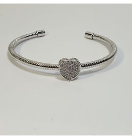 BGH0012 - Silver,  Bangle
