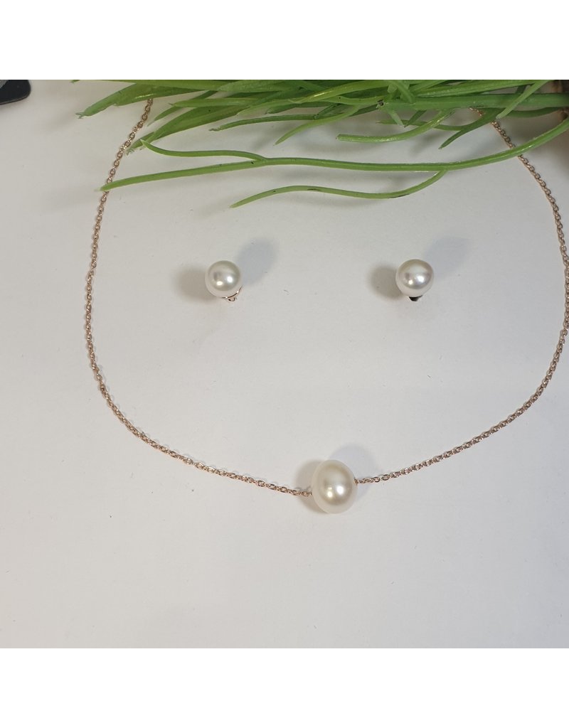 CSC0018 - Rose Gold,  Necklace Set