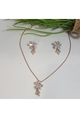 CSC0017 - Rose Gold,  Necklace Set