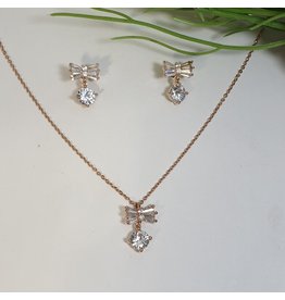 CSC0028 - Rose Gold,  Necklace Set