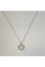 SCD0024 - Silver,  Short Necklace