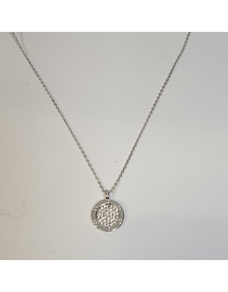 SCD0024 - Silver,  Short Necklace