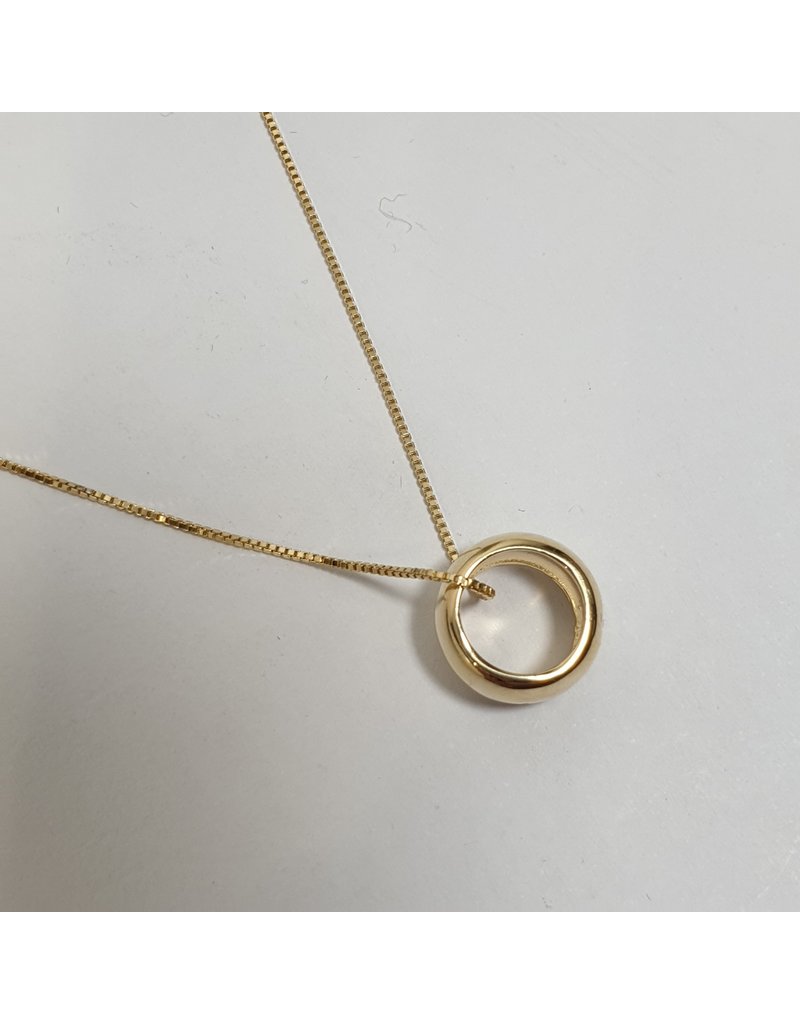 SCD0049 - Gold, Ring Short Necklace