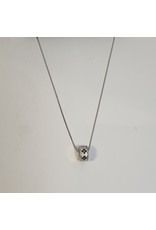 SCD0059 - Silver, Ring Clove Short Necklace