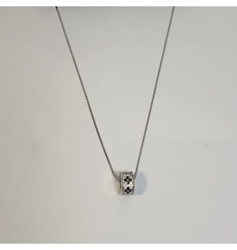 SCD0059 - Silver, Ring Clove Short Necklace