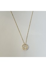 SCD0061 - Gold, Smiley Short Necklace