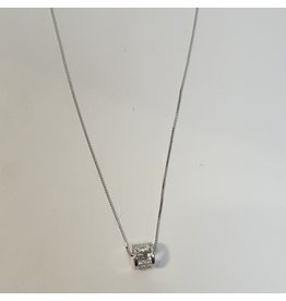 SCD0063 - Silver, Ring Short Necklace