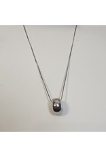 SCD0065 - Silver, Ring Short Necklace