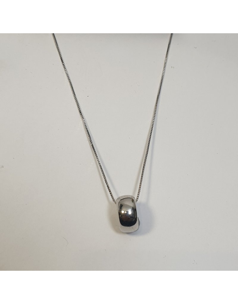 SCD0065 - Silver, Ring Short Necklace