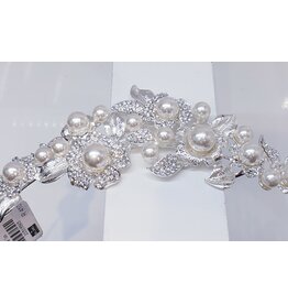 HPD0003 - SILVER PEARL TIARA