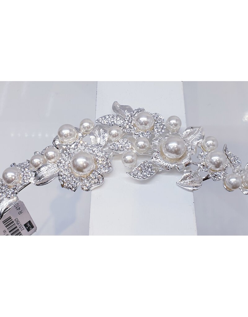 HPD0003 - SILVER PEARL TIARA