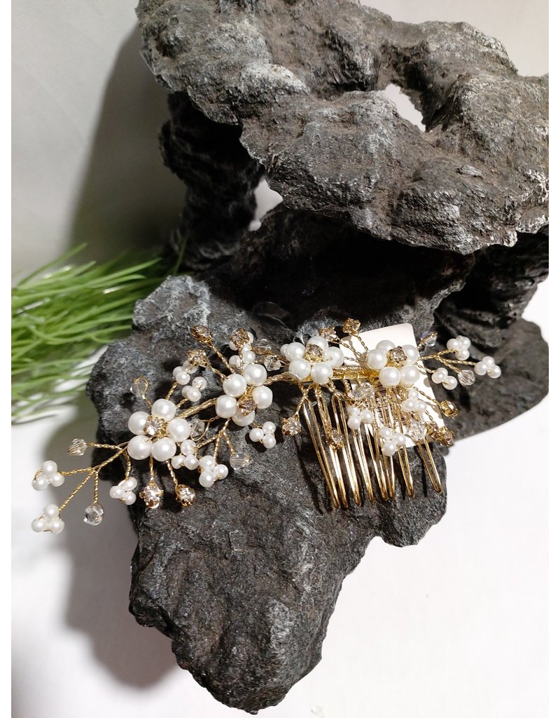 HPD0038 - 50313056  GOLD PEARL COMB