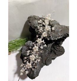HPD0045 -50313078 SILVER PEARL HAIR PIECE