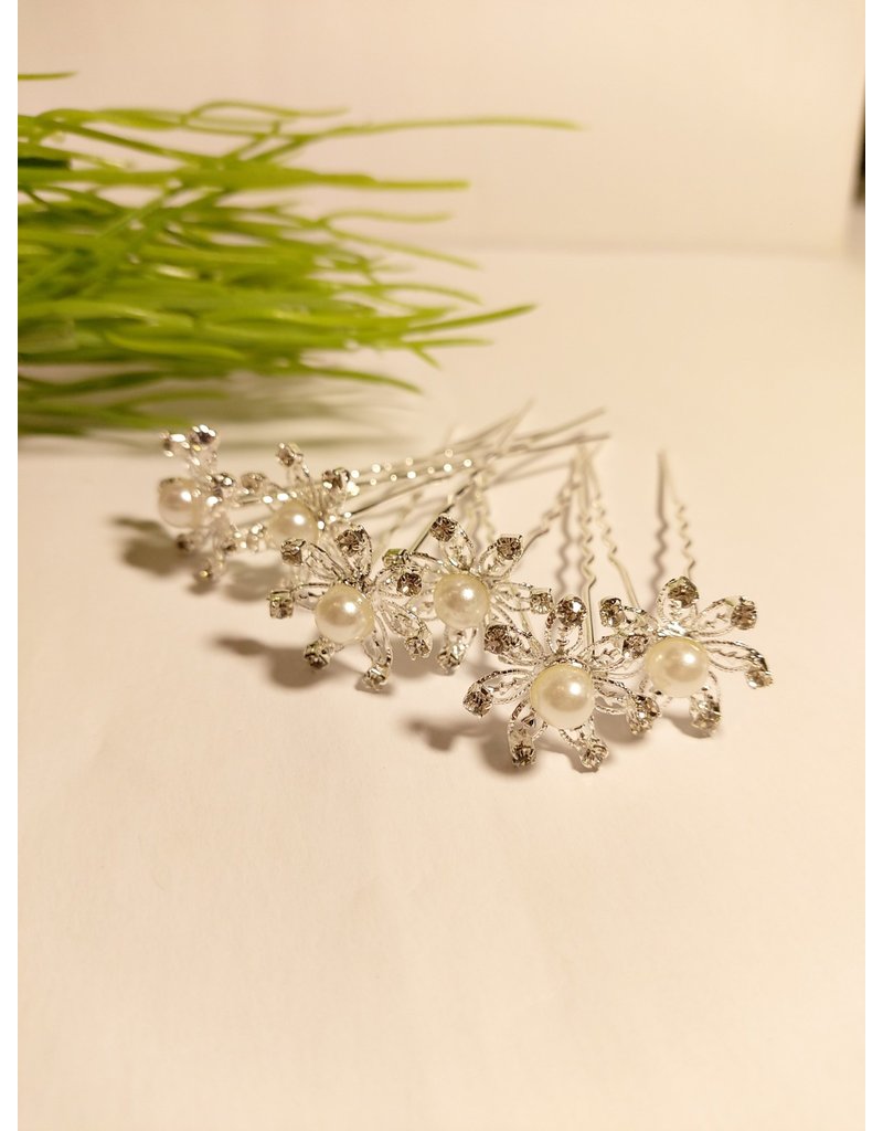 HPD0088 -50317131  SILVER PEARL PINS