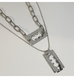 LCD0004 - Silver Multi-Layer Necklace