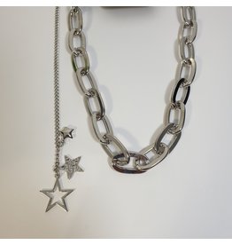 LCD0005 - Silver Multi-Layer Necklace