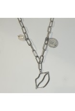 LCD0011 - Silver Multi-Layer Necklace