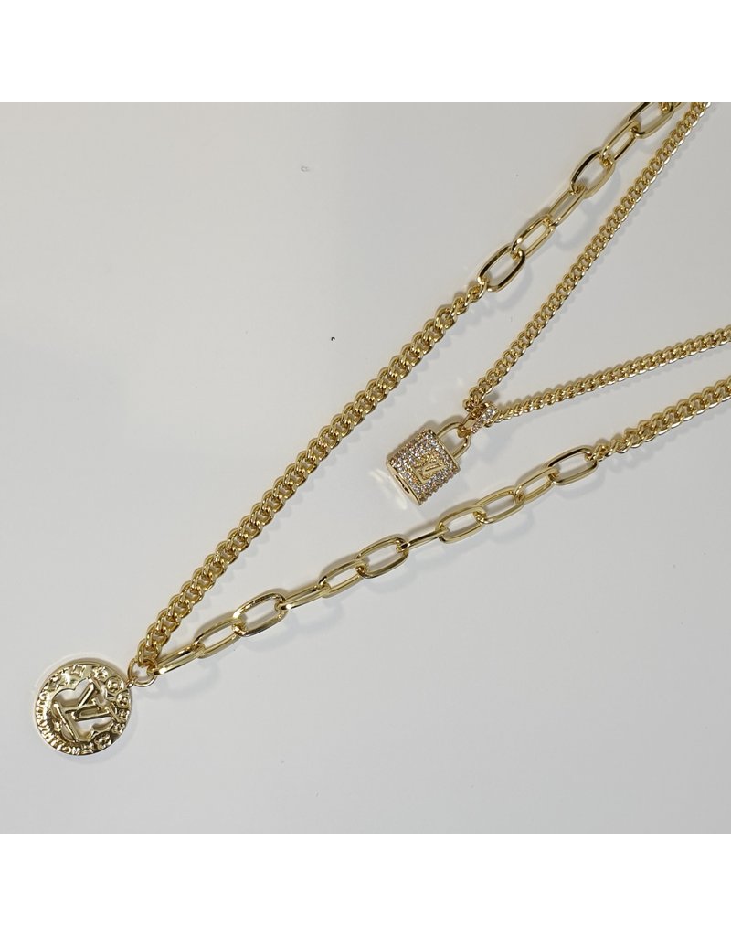 LCD0013 - Gold Multi-Layer Necklace