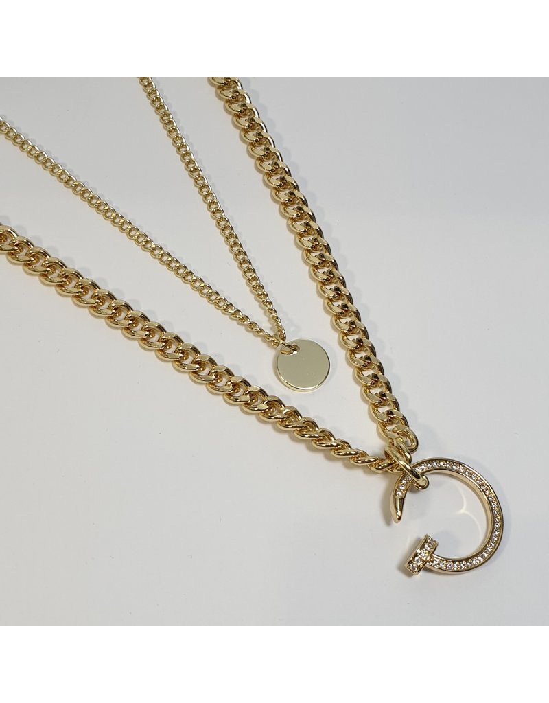 LCD0025 - Gold Multi-Layer Necklace