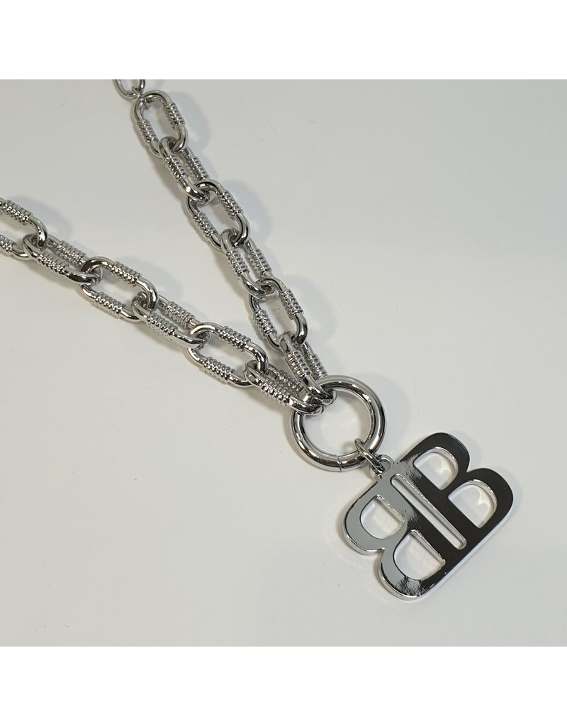 LCD0031 - Silver Multi-Layer Necklace