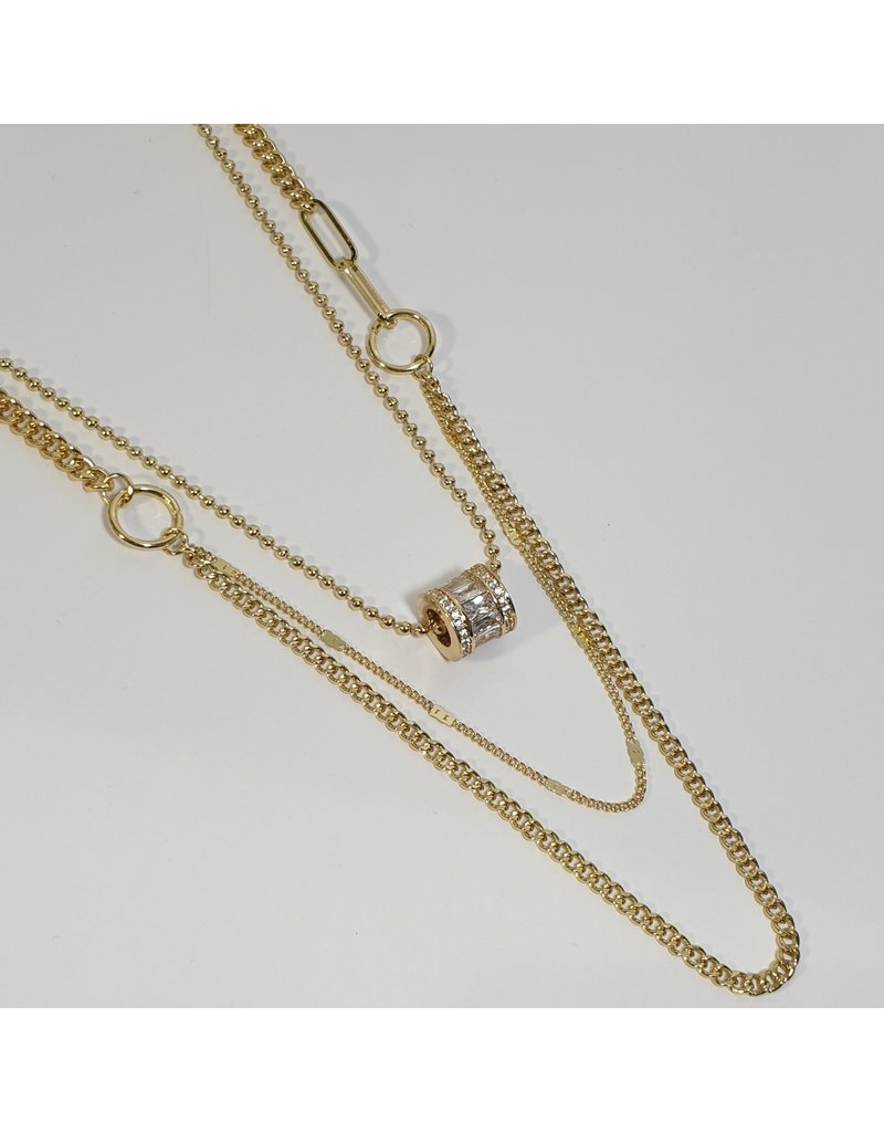 LCD0035 - Gold Multi-Layer Necklace