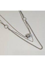 LCD0036 - Silver Multi-Layer Necklace