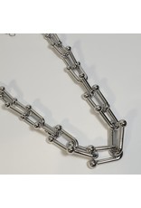 LCD0041 - Silver Multi-Layer Necklace