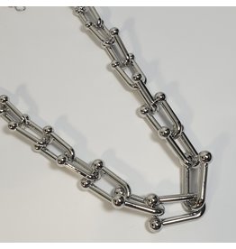 LCD0041 - Silver Multi-Layer Necklace