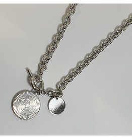 LCD0048 - Silver Multi-Layer Necklace