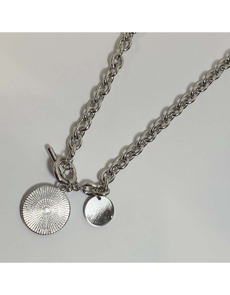 LCD0048 - Silver Multi-Layer Necklace