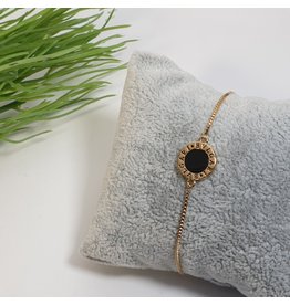 BJG0023 - Gold,  Adjustable Bracelet