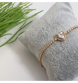 BJG0024 - Gold,  Adjustable Bracelet