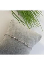 BJG0031 - Silver,  Adjustable Bracelet