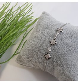 BJG0033 - Silver,  Adjustable Bracelet