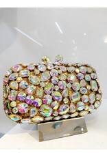 40241119 - Gold Mother Of Pearl Clutch Bag
