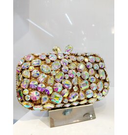 40241119 - Gold Mother Of Pearl Clutch Bag