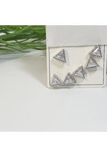 EMA0060 -  Silver  Multi-Pack Earring