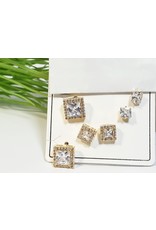 EMA0062 - Gold  Multi-Pack Earring