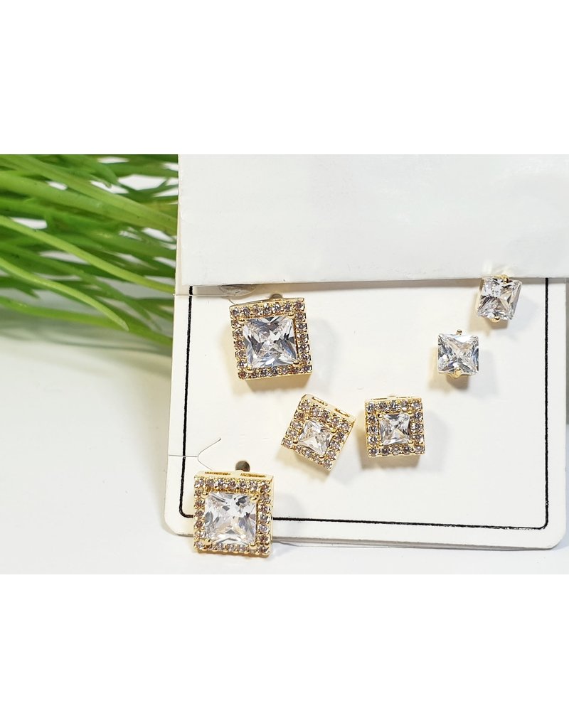 EMA0062 - Gold  Multi-Pack Earring