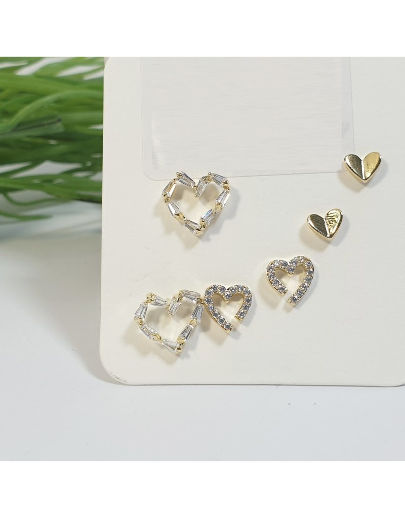 EMA0065 - Gold  Multi-Pack Earring