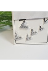 EMA0098 - Silver  Multi-Pack Earring